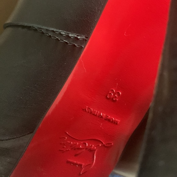 Black Christian Louboutin boots with studs size 39 - Picture 4 of 8